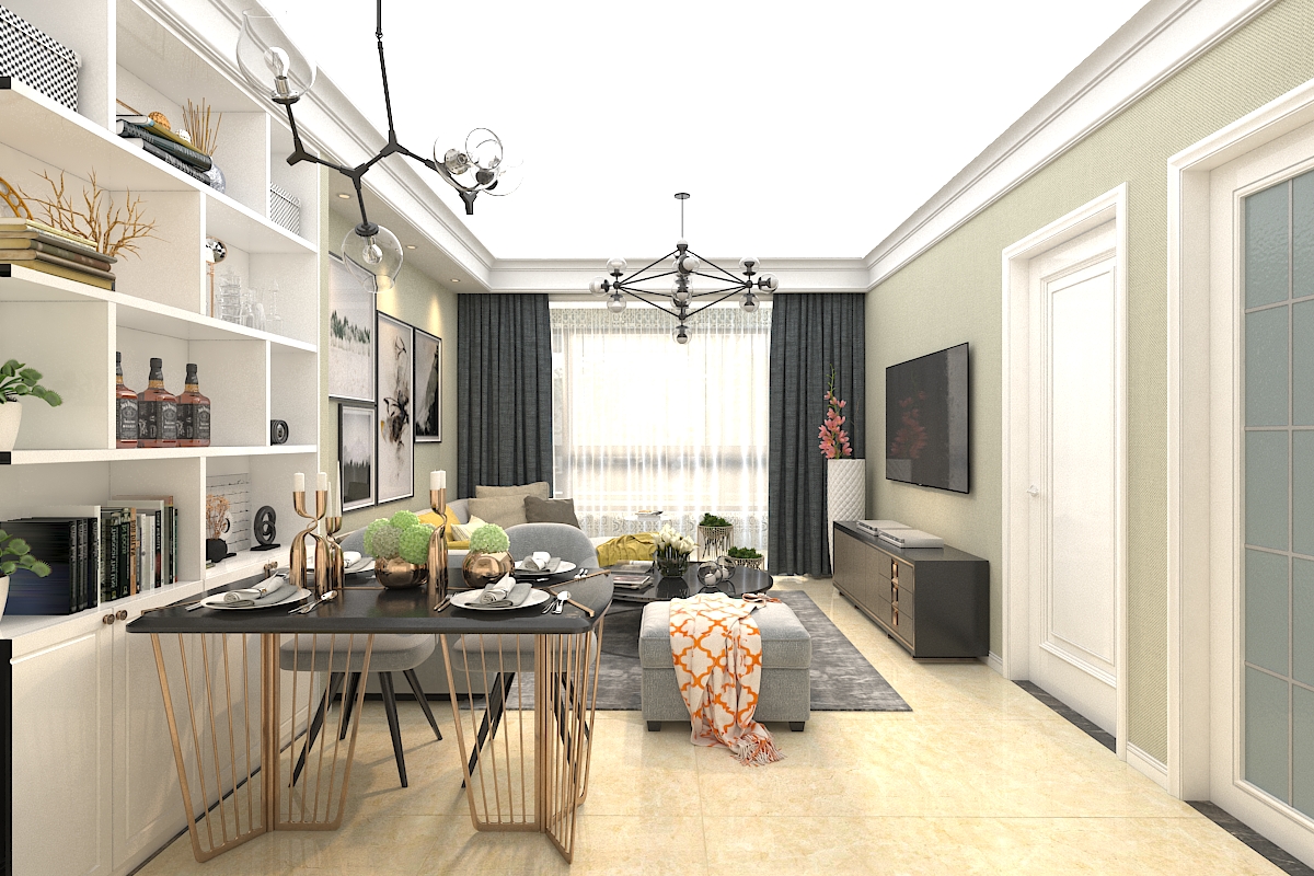 Livingroom interior designs by Furbish Designer